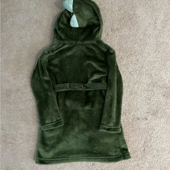Wonder Nation Green Dinosaur Kids Robe - Picture 2 of 3